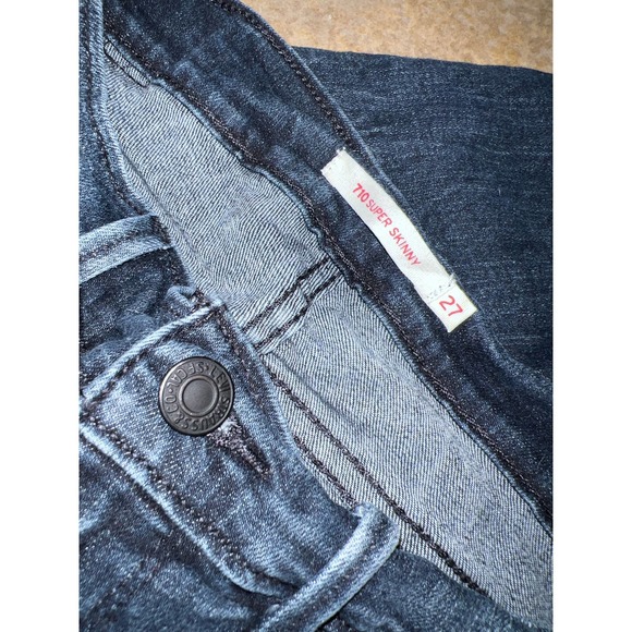 Levi’s 710 Super Skinny Jeans Size 27 - Picture 3 of 3
